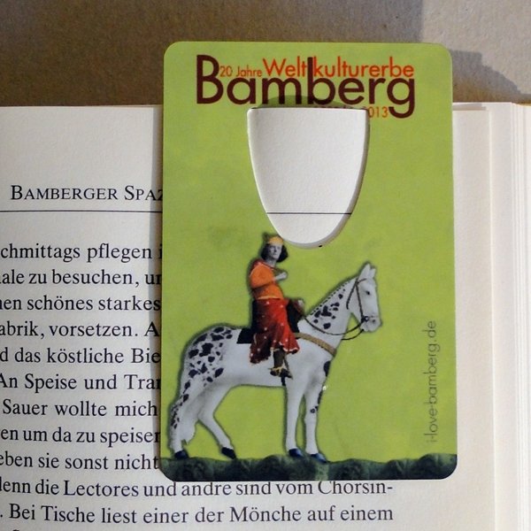 Der Bamberger Reiter, Grafik, Lesezeichen