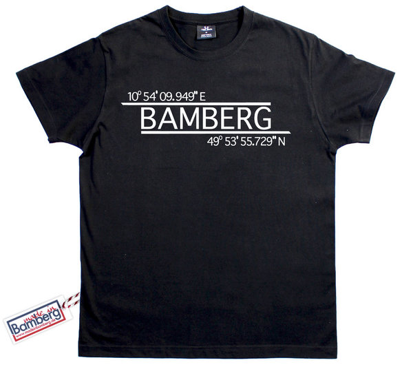 Bamberg Koordinaten, Herren T-Shirt