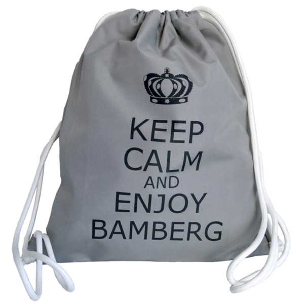 keep calm and enjoy Bamberg, Turnbeutel PES